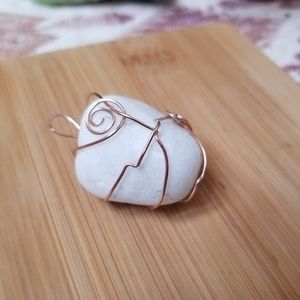 🆕️Wire Wrapped Rock Pendant 8